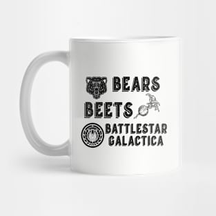 Bears Beets Battlestar Mug